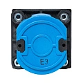 Переключатель кулачковый EKF; 3; полюсов 2; Iu=10 А; схема подключения 4; позиции: 1-0-2; IP20