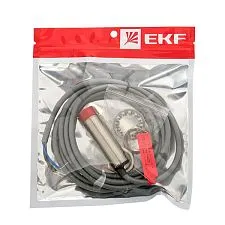 Датчик ёмкостный EKF PROXIS-1; корпус:Ровный цилиндр; D=18 мм; дистанция=1...8 мм