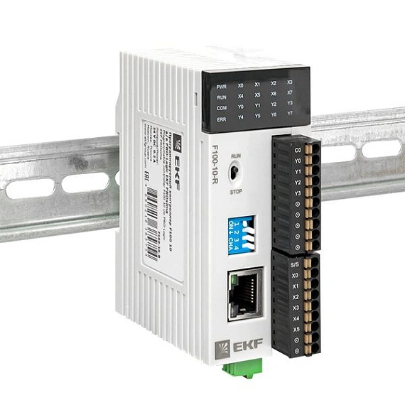 ПЛК EKF PRO-Logic центральный процессор; DI=6; DO=4 э.м реле; 1xEthernet, 1xRS-485