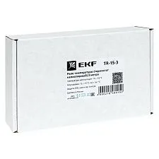 Реле температуры EKF TR-15; NO/NC=0/0; диапазон измерений -10℃…55℃ Тип сигнала:Перекидное реле (SPDT) температура: -15...+15 °C; гистерезис: 3 °C; капилляр=3 м; IP30