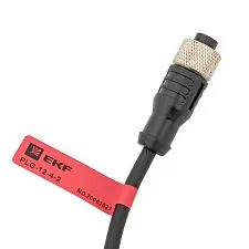 Разъём прямой с кабелем EKF PROXIS для датчиков PROXIS 1, 2 и 3; кабель 2 м; M12; 4-pin