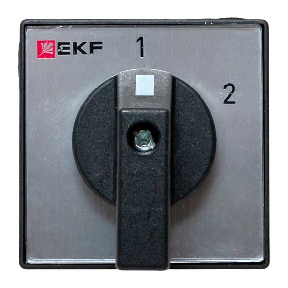 Переключатель кулачковый EKF; 2; полюсов 1; Iu=10 А; схема подключения 3; позиции: 1-2; IP65
