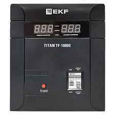 Стабилизатор напряжения EKF Titan симисторный напольный монтаж; 10000 ВА; 7000 Вт