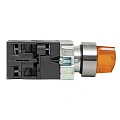 Переключатель EKF XB2; D отверстия= 22 мм; Желтый; с подсветкой; с фиксацией; U=220 В; 2; IP40