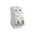 Автоматический выключатель EKF PROxima, серия ВА 47-63N 4,5кА; I=50 А; хар-ка D; полюсов 2; отключен