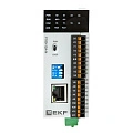 ПЛК EKF PRO-Logic центральный процессор; DI=4; DO=4 NPN; AI=2; AO=2; 1xEthernet, 1xRS-485; c поверко