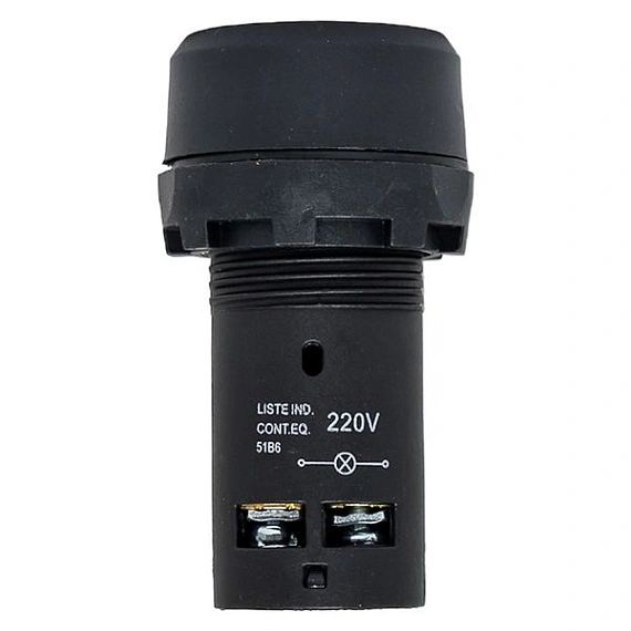 Кнопка EKF SW2C-10D; D отверстия= 22 мм; U=230 В; Красный; с подсветкой; возвратный; Плоская (-ий); 