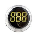 Индикатор значения температуры EKF ED16-22С; D отверстия= 22 мм; цвет: Белый; Ue=230 В AC; IP54