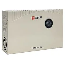Стабилизатор напряжения EKF Titan симисторный; 3000 ВА; 2100 Вт