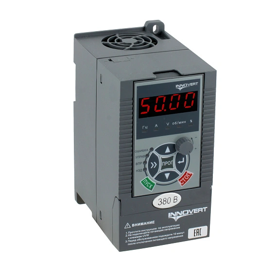 ПЧ INNOVERT IHD; 3х380 В; 1,5 кВТ; 4 А
