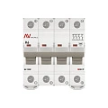 Автоматический выключатель EKF Averes, серия AV-10 DC; I=6 А; хар-ка K; полюсов 4; отключение 10 кА