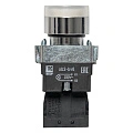 Кнопка EKF XB2; D отверстия= 22 мм; U=230 В; Белый; с подсветкой; возвратный; Плоская (-ий); IP40
