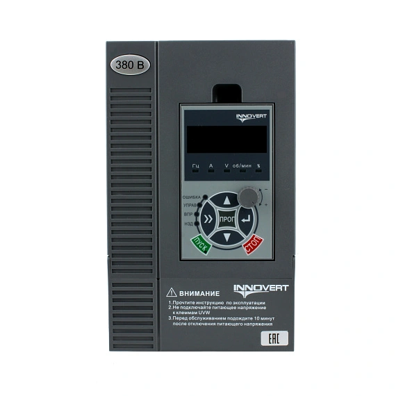 ПЧ INNOVERT IHD; 3х380 В; 2,2 кВТ; 6 А