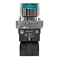 Кнопка EKF XB2; D отверстия= 22 мм; U=230 В; Зеленый; с подсветкой; возвратный; Плоская (-ий); IP40