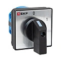 Переключатель кулачковый EKF; 2; полюсов 1; Iu=10 А; схема подключения 1; позиции: 0-1; IP20