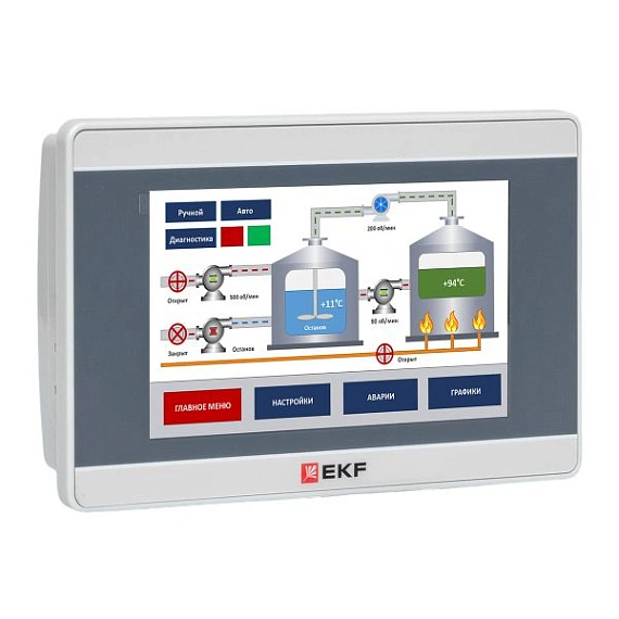 Панель оператора EKF PRO-Screen; 4,3"; TFT; 1xEthernet, 1xRS-232, 1xRS-422, 1xRS-485, 1хUSB 2.0