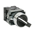 Переключатель EKF XB2; D отверстия= 22 мм; Черный; с фиксацией; U=230 В; 3; короткая ручка; IP65