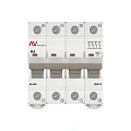 Автоматический выключатель EKF Averes, серия AV-6 DC; I=6 А; хар-ка K; полюсов 4; отключение 6 кА