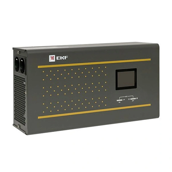 ИБП EKF E-Power PSW-H настенный монтаж; 600 ВА; 600 Вт; фаз вх/вых=1/1; розетки 2 x Schuko; встроенн