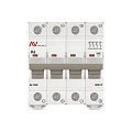 Автоматический выключатель EKF Averes, серия AV-10 DC; I=4 А; хар-ка K; полюсов 4; отключение 10 кА