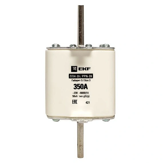 Плавкая вставка EKF ППН; типоразмер: 3 (NH3); I=350 А