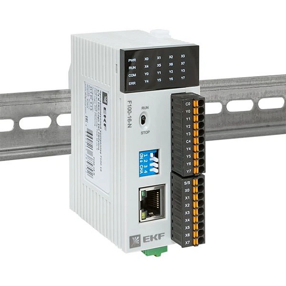 ПЛК EKF PRO-Logic центральный процессор; DI=8; DO=8 NPN; 1xEthernet, 1xRS-485