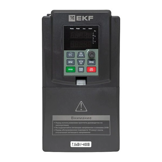 ПЧ EKF VECTOR-100; 3х380В; 7,5 кВТ; 17 А