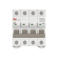 Автоматический выключатель EKF Averes, серия AV-10; I=2 А; хар-ка L; полюсов 4; отключение 10 кА