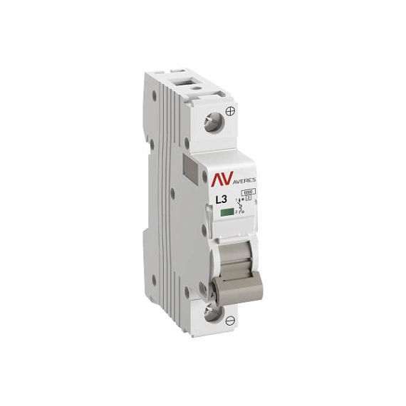 Автоматический выключатель EKF Averes, серия AV-6 DC; I=3 А; хар-ка L; полюсов 1; отключение 6 кА