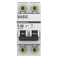 Автоматический выключатель EKF Basic, серия ВА 47-29; I=40 А; хар-ка C; полюсов 2; отключение 4,5 кА