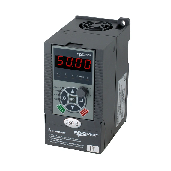 ПЧ INNOVERT IHD; 3х380 В; 1,5 кВТ; 4 А