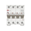 Автоматический выключатель EKF Averes, серия AV-6 DC; I=4 А; хар-ка K; полюсов 4; отключение 6 кА