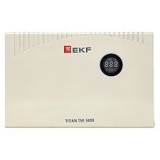 Стабилизатор напряжения EKF Titan симисторный; 5000 ВА; 3500 Вт