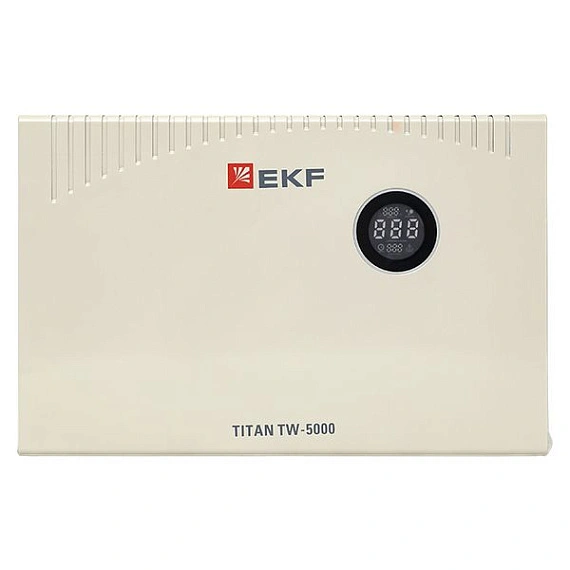 Стабилизатор напряжения EKF Titan симисторный; 5000 ВА; 3500 Вт