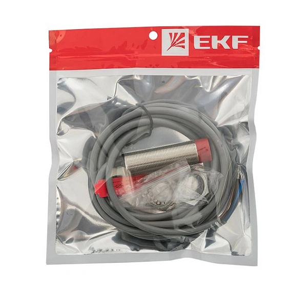 Датчик ёмкостный EKF PROXIS-1; корпус:Ровный цилиндр; D=18 мм; дистанция=1...8 мм