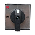 Переключатель кулачковый EKF; 4; полюсов 4; Iu=10 А; схема подключения 8; позиции: 0-L1N-L2N-L3N; IP