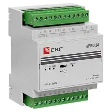 Устройства удаленного управления: контроллер ePRO24 EKF; DI/DO=6/4; RS-485; Wi-fi
