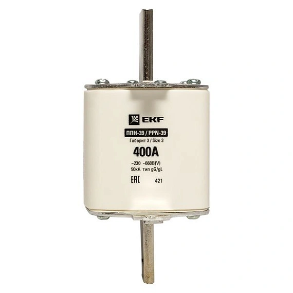 Плавкая вставка EKF ППН; типоразмер: 3 (NH3); I=400 А