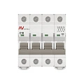 Автоматический выключатель EKF Averes, серия AV-10; I=10 А; хар-ка C; полюсов 4; отключение 10 кА