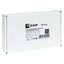Реле температуры EKF TR-15; NO/NC=0/0; диапазон измерений -10℃…55℃ Тип сигнала:Перекидное реле (SPDT) температура: -15...+15 °C; гистерезис: 3 °C; капилляр=4 м; IP30