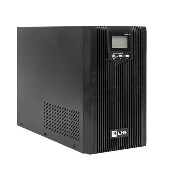 ИБП EKF E-Power PSW600 корпус "T" напольный монтаж; 3000 ВА; 2400 Вт; фаз вх/вых=1/1; розетки 3 х СE