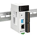 ПЛК EKF PRO-Logic центральный процессор; DI=4; DO=4 э.м реле; AI=2; AO=2; HSI=1; 1xEthernet, 1xRS-48