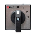 Переключатель кулачковый EKF; 4; полюсов 1; Iu=25 А; схема подключения 10; позиции: 0-1-2-3; IP20