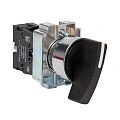 Переключатель EKF XB2; D отверстия= 22 мм; Черный; с фиксацией; U=220 В; 2; длинная ручка; IP40