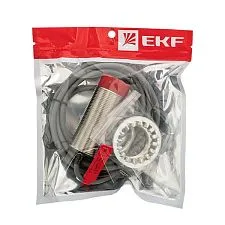 Датчик ёмкостный EKF PROXIS-1; корпус:Ровный цилиндр; D=30 мм; дистанция=1...15 мм