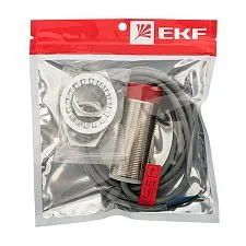 Датчик индуктивный EKF PROXIS-2; корпус:Цилиндр, с резьбой; D=M30; дистанция=15 мм