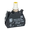 Лампа сменная EKF XB4; цвет: Желтый; Ue=230 В AC