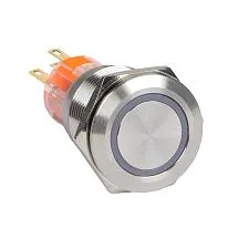 Кнопка EKF S-Pro67; D отверстия= 19 мм; U=230 В; Зеленый; с подсветкой; возвратный; Плоская (-ий); I