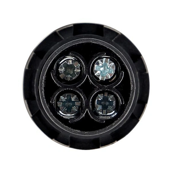 Кнопка EKF SW2C-11; D отверстия= 22 мм; Черный; с фиксацией; Плоская (-ий); IP54
