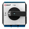 Переключатель кулачковый EKF; 2; полюсов 3; Iu=100 А; схема подключения 1; позиции: ВКЛ-ВЫКЛ; IP65
